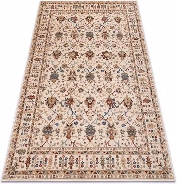 RugsX Nain Oriental Boho Wool Rug in Beige, W: 160 cm, D: 230 cm – 1