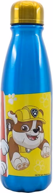 Stor Blue Stainless Steel and Aluminium Screw Top Childrens Drinks Bottle
