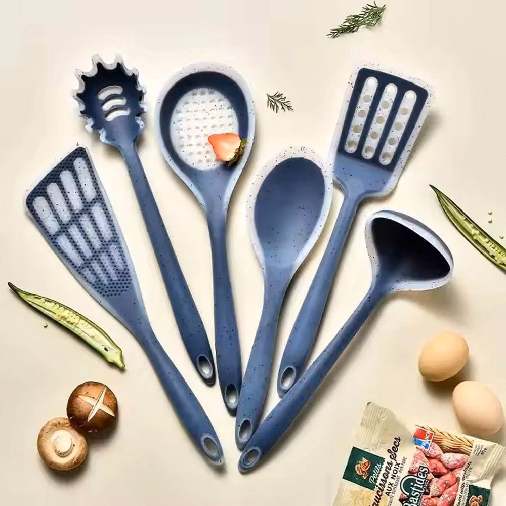 SPETLEK 7-Piece Black Silicone Kitchen Utensils Set – 4