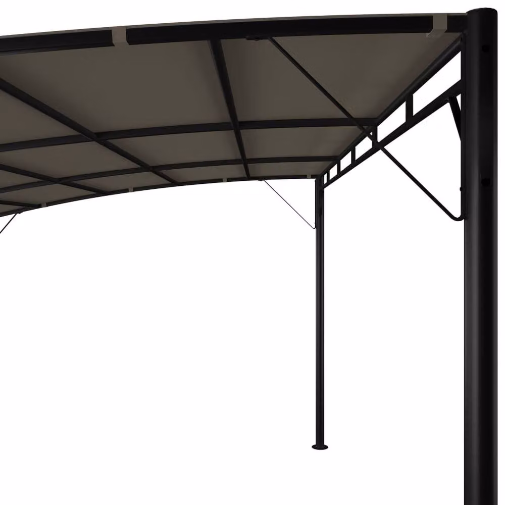 Berkfield Home Garden Sunshade Awning in Beige, W: 400 cm, D: 300 cm, H: 255 cm – 2