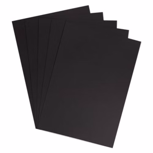 Stephens Black A4 Card 240gsm, 25 Sheets