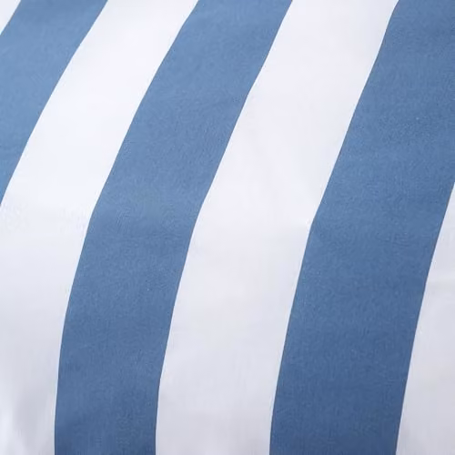 Catherine Lansfield Cove Stripe Reversible Single Duvet Cover and Pillowcase Set in Blue and White, W/D/H: 135 x 200 cm and 50 x 75 cm – 4