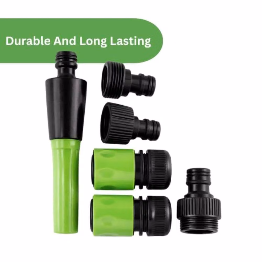 Marco Paul Green Plastic Garden Hose Pipe Quick Coupling Connector Set, 1 Pack – 3