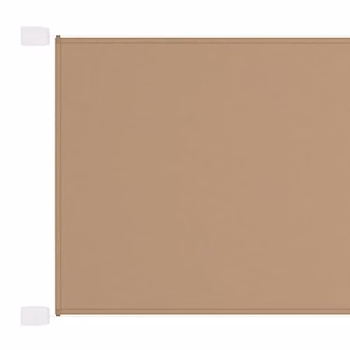 vidaXL Vertical Awning in Beige Polyester, W: 140 cm, L: 800 cm