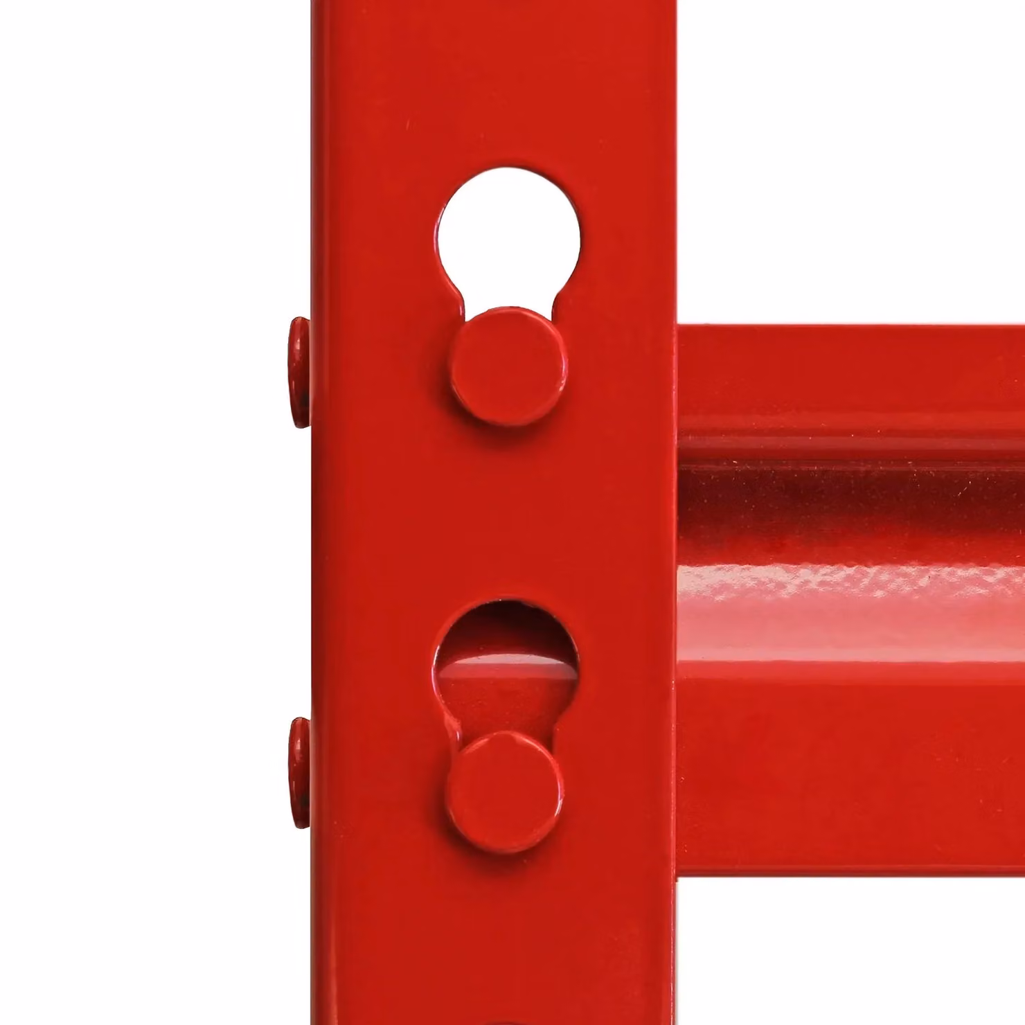 Monstershop Z-Rax Corner Storage Shelf Unit, Red, W/D/H: 90 x 45 x 185 cm – 4