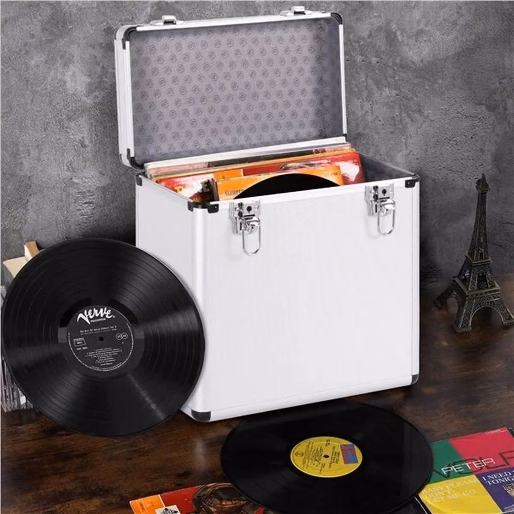 Kelvenix Flight DJ Case 12 inch Vinyl Case in Silver – 2