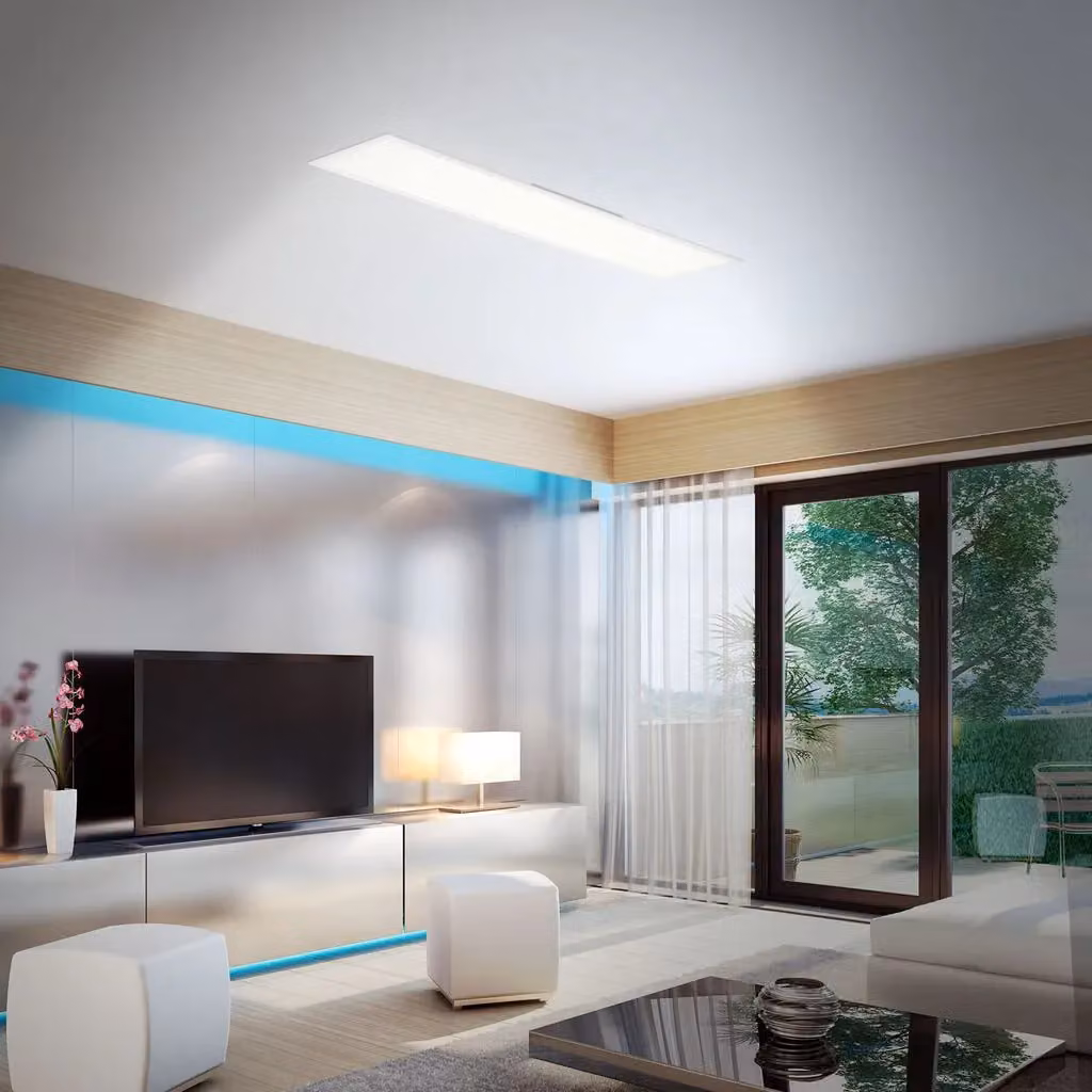 Briloner White 40W RGBW CCT LED Ceiling Panel with Remote Control and Dimming Function – 4