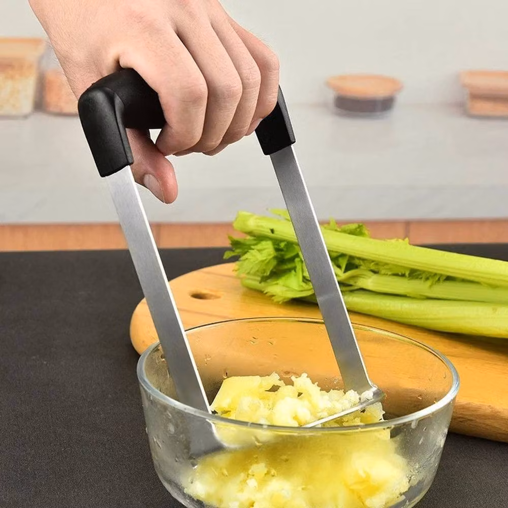 SPETLEK Stainless Steel Potato Ricer and Vegetable Masher in Silver, W/D/H: 15 x 15 x 15 cm – 3