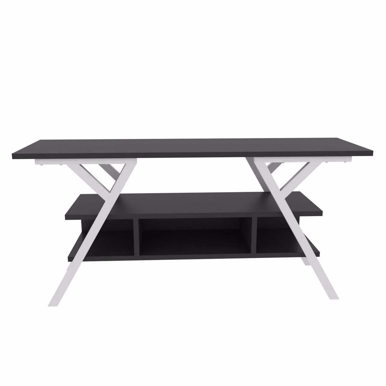 Decorotika Minerva TV Unit in Anthracite, White and Grey – 2