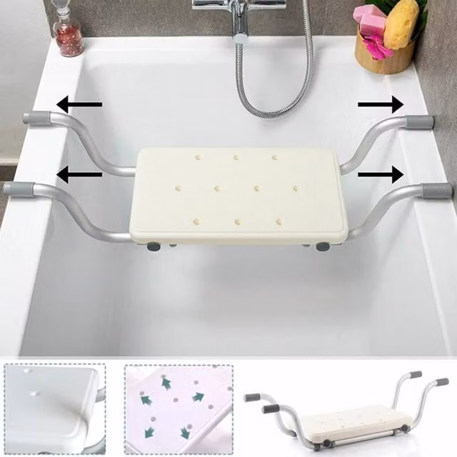 NESTLUNE Suspended Bath Seat Mobility Aid in White