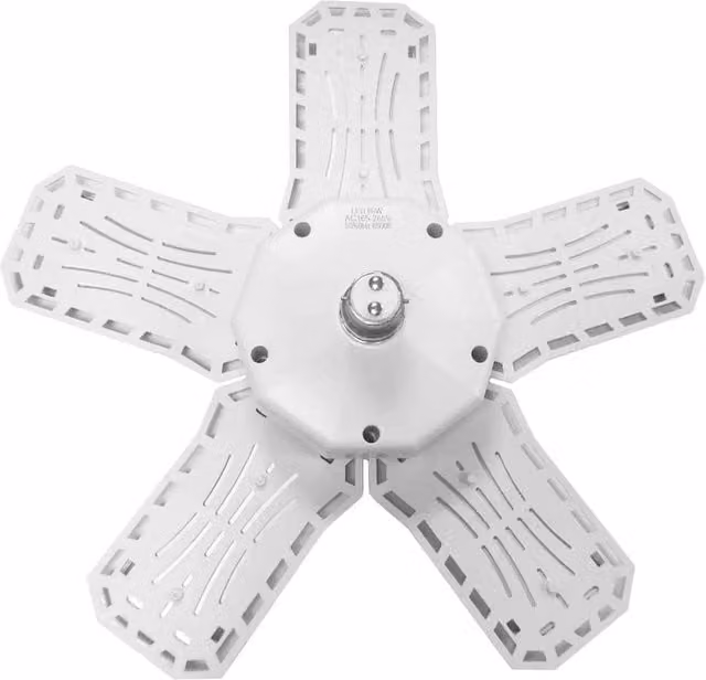 EONLION White Deformable LED Garage Light and Workshop Lamp with Adjustable Cool White SMD Panel