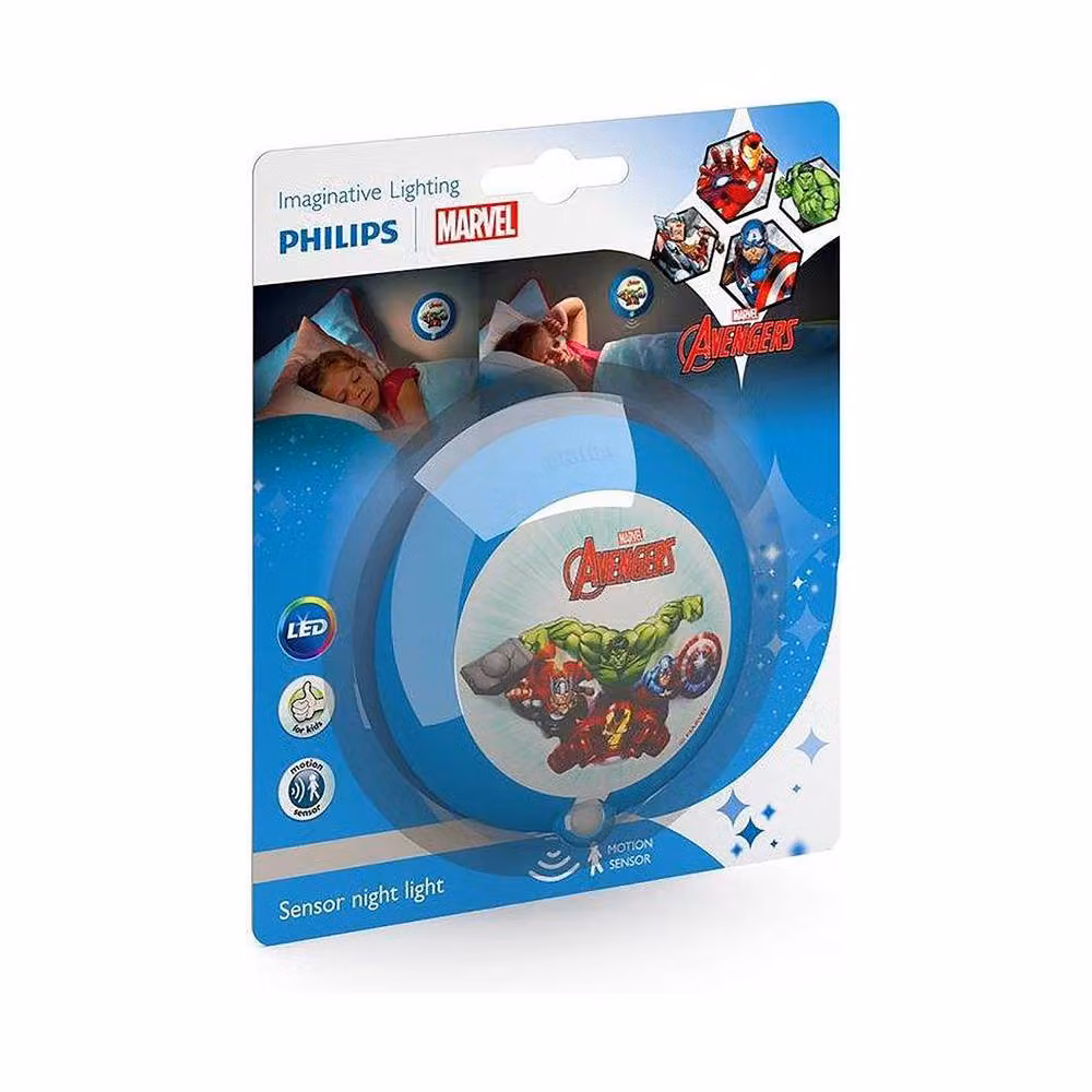 Philips LED Motion Sensor Night Light for Children in Blue and Multicolour – 3