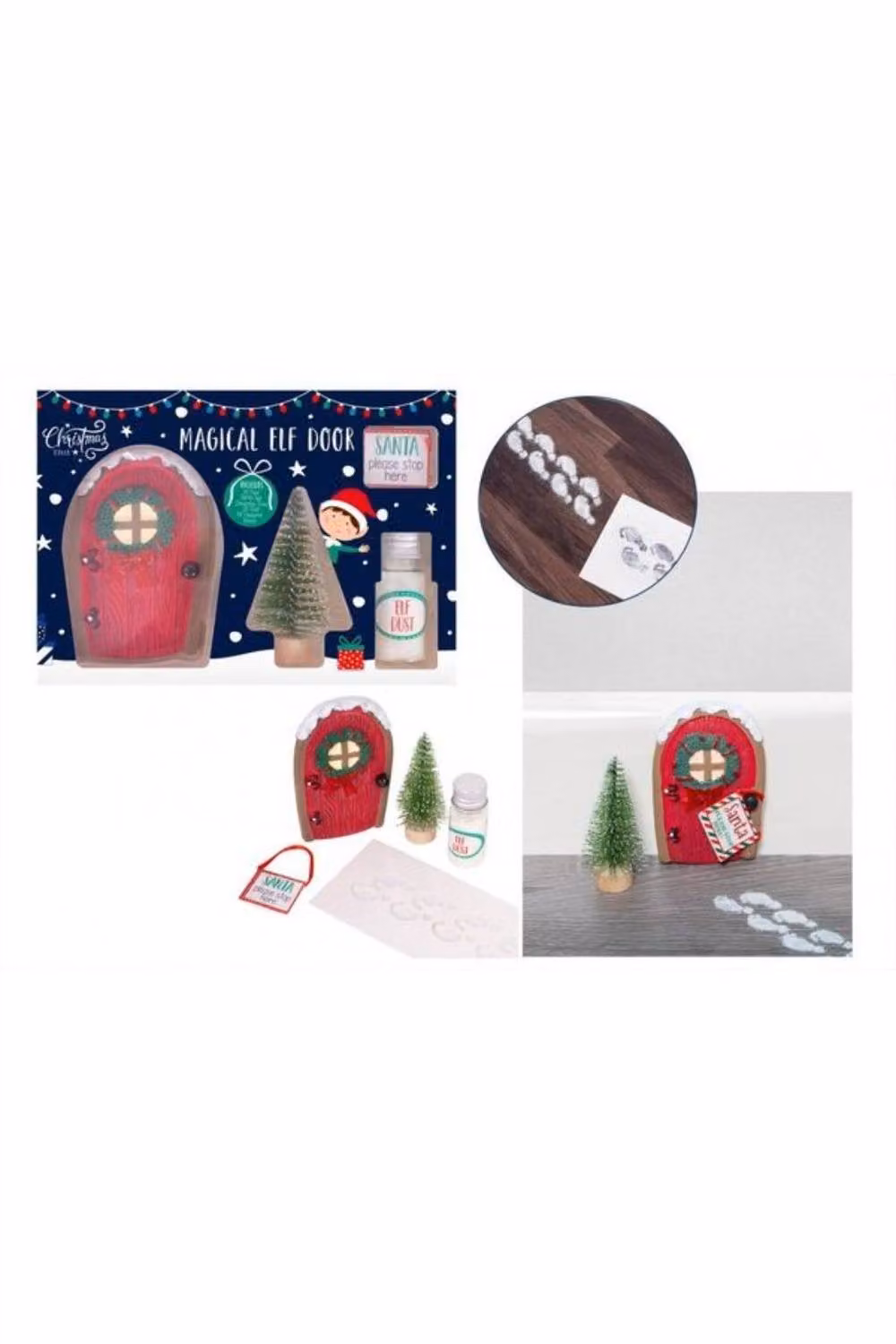 KDMD Magical Elf Door Set in Multicolour for Christmas Wall Decor – 2