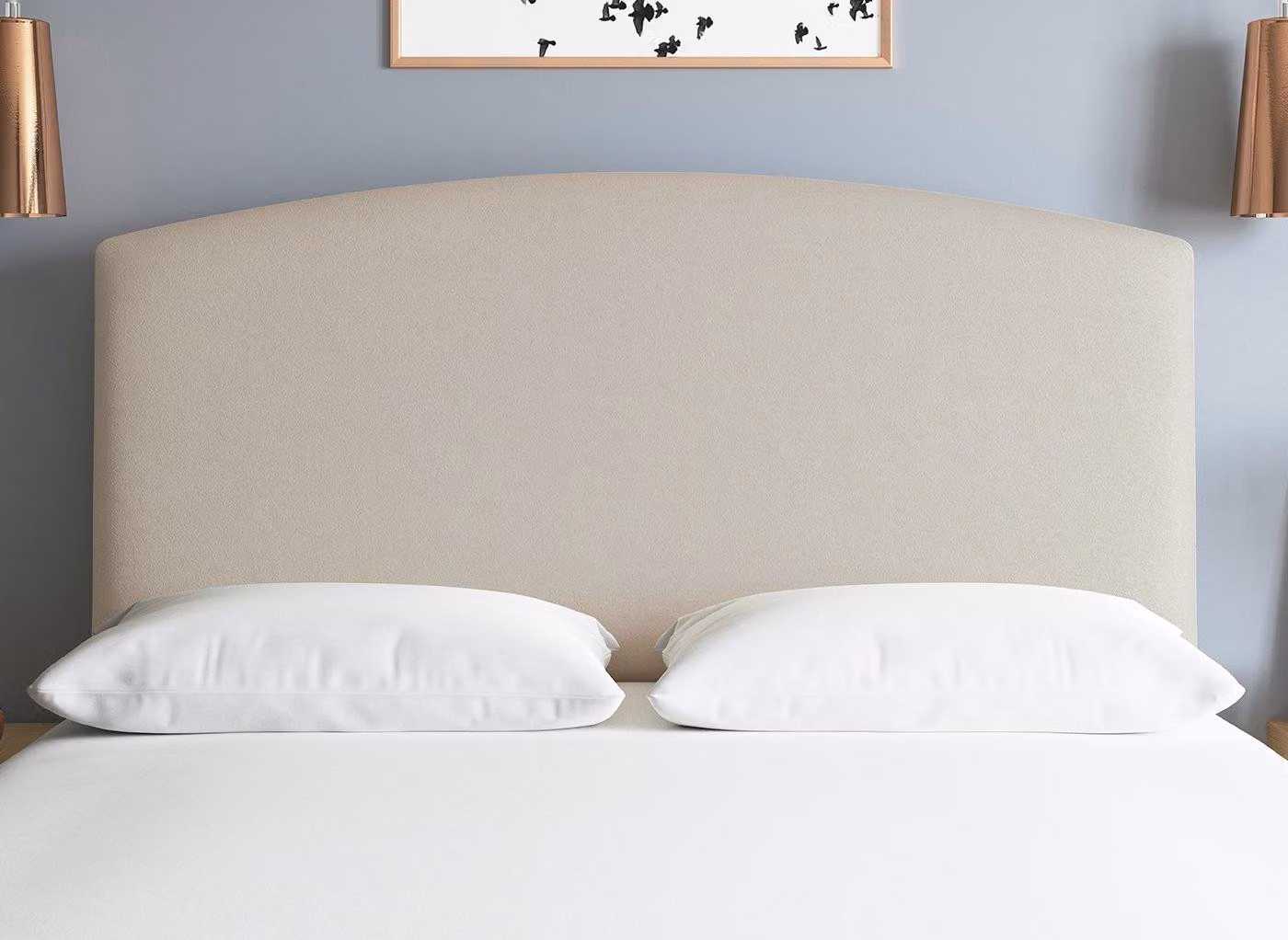 TheraPur Laurel Upholstered Headboard in Beige