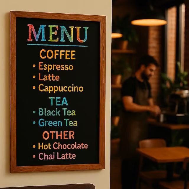 Deflecto Wall Mounted Brown Wood Chalkboard W/D/H: 30 x 30 x 30 cm