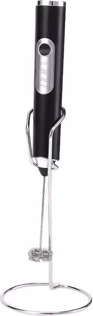 SPETLEK Rechargeable Electric Milkshake and Hot Drink Whisk in Black