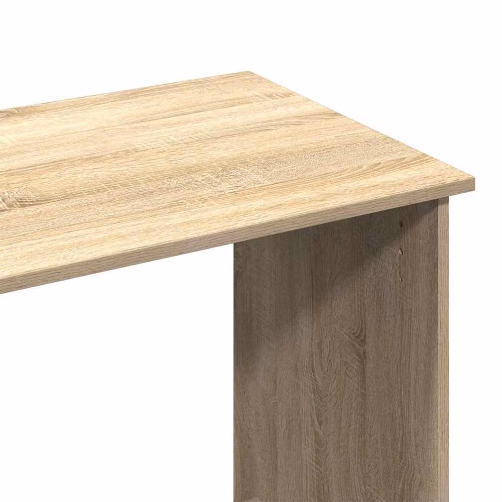 Berkfield Home Sonoma Oak Writing Desk in Beige, W/D/H: 80 x 40 x 75 cm – 4