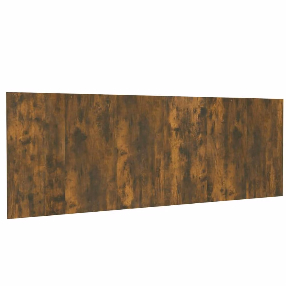 Berkfield Home Wall Headboard in Smoked Oak Brown, W: 240 cm, D: 1.5 cm, H: 80 cm – 2