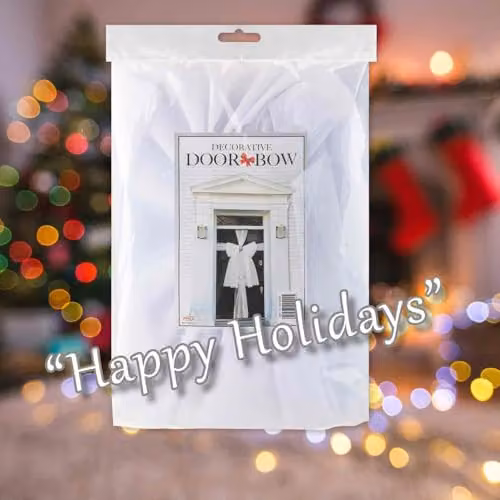 VFM e-Store Luxury Christmas Door Bow White Diamante W/D/H: 52 x 35.1 x 5.9 cm – 4