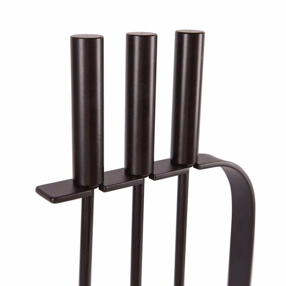 Havendro 4-Piece Goodwood Fireside Companion Set for Indoor Wood Burners, Black – 3