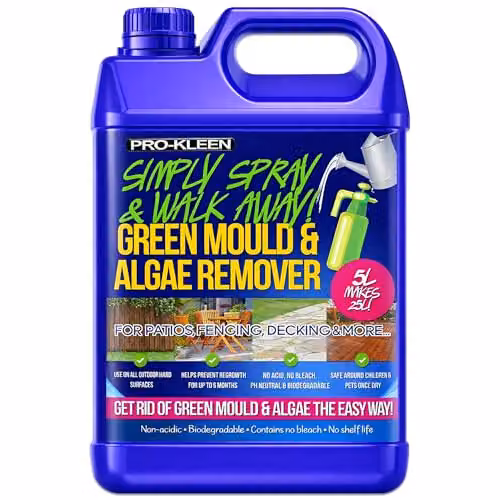 Pro-Kleen Patio Cleaner Mould and Algae Killer, Blue, 5 l – 1