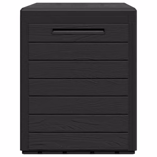 vidaXL Garden Storage Box in Grey Plastic, W: 44 cm, D: 44 cm, H: 55 cm – 5