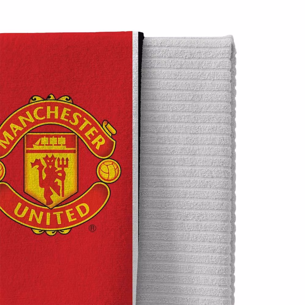 Manchester United FC Glory Crest Red Cotton Towel, W: 75 cm, H: 150 cm – 3