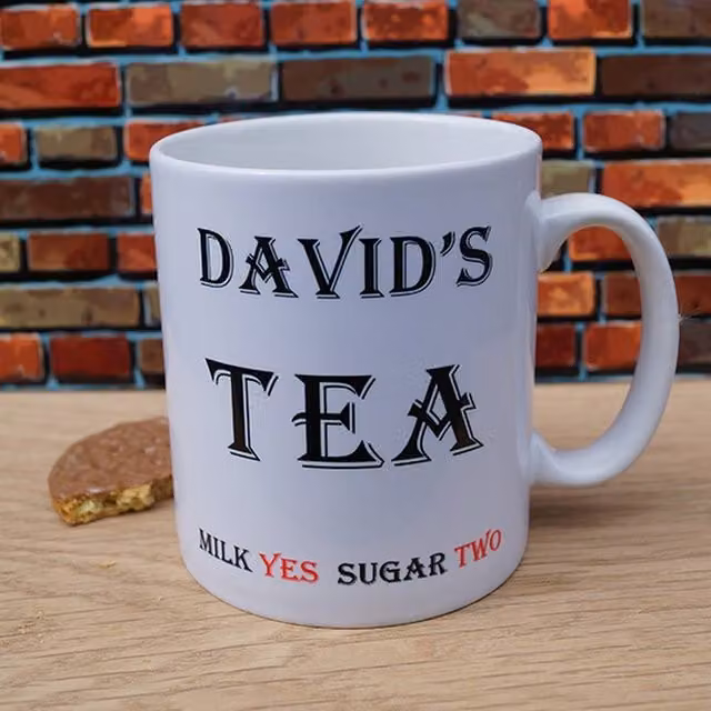 Uniqueful Personalised How Do You Like Your Tea Mug, White Ceramic Birthday Gift for Friends