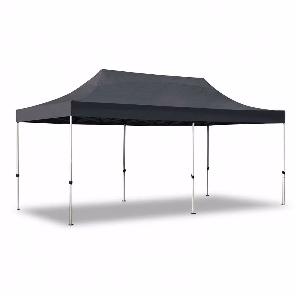 Primrose Pop Up Garden Marquee Gazebo, Grey, W: 6 m, D: 3 m, H: 3 m – 2