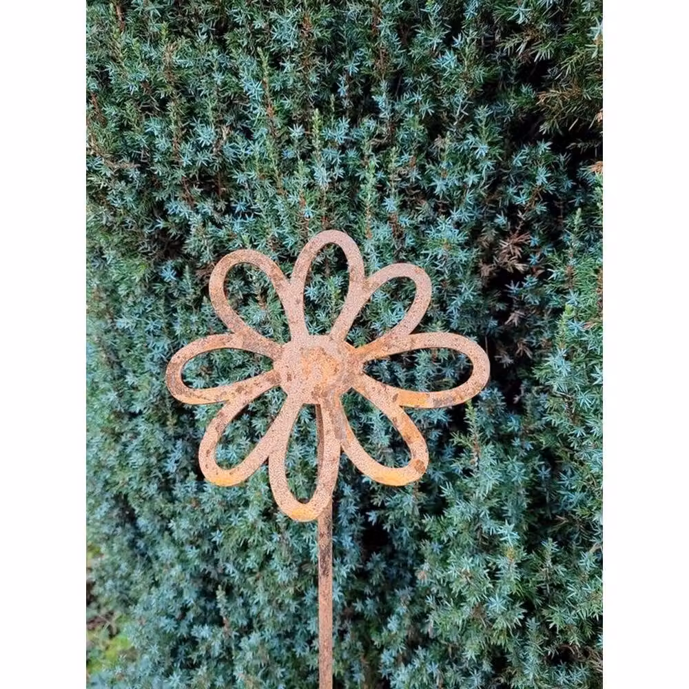 Poppyforge Bronze Metal Floral Daisy Garden Art, Pack of 3 – 2