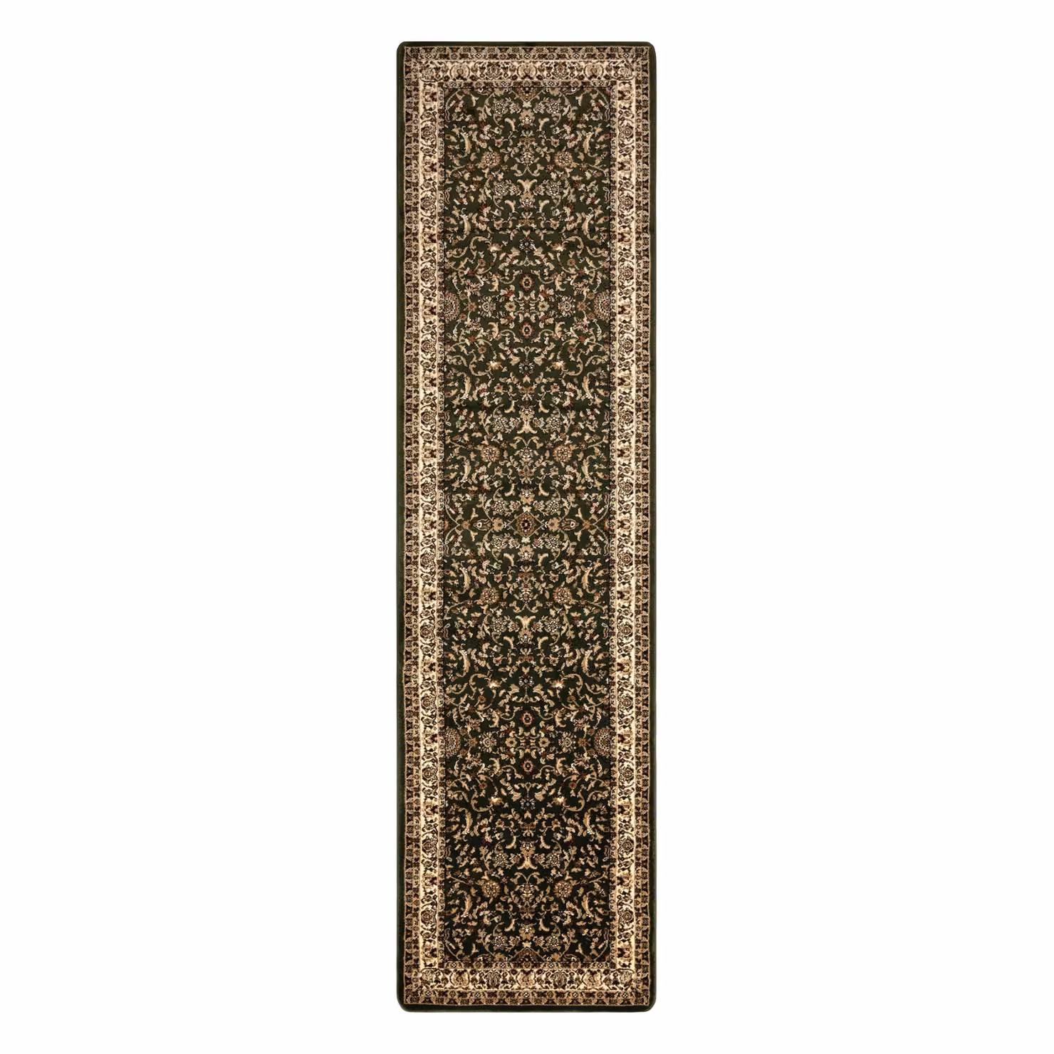 RugsX Royal Oriental Runner Rug in Green, W: 80 cm, L: 250 cm – 2