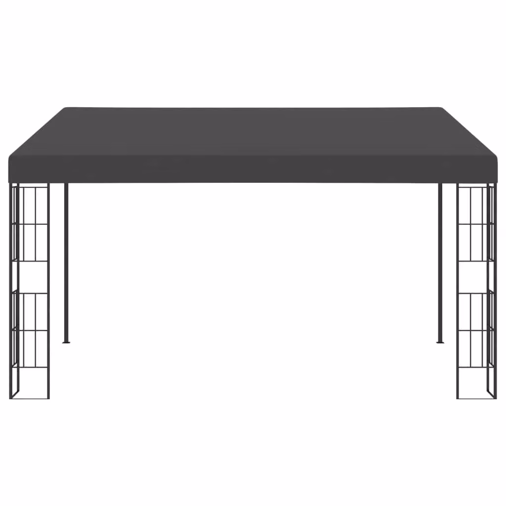Berkfield Home Wall-mounted Gazebo in Anthracite and Black, W: 400 cm, D: 300 cm, H: 262 cm – 2