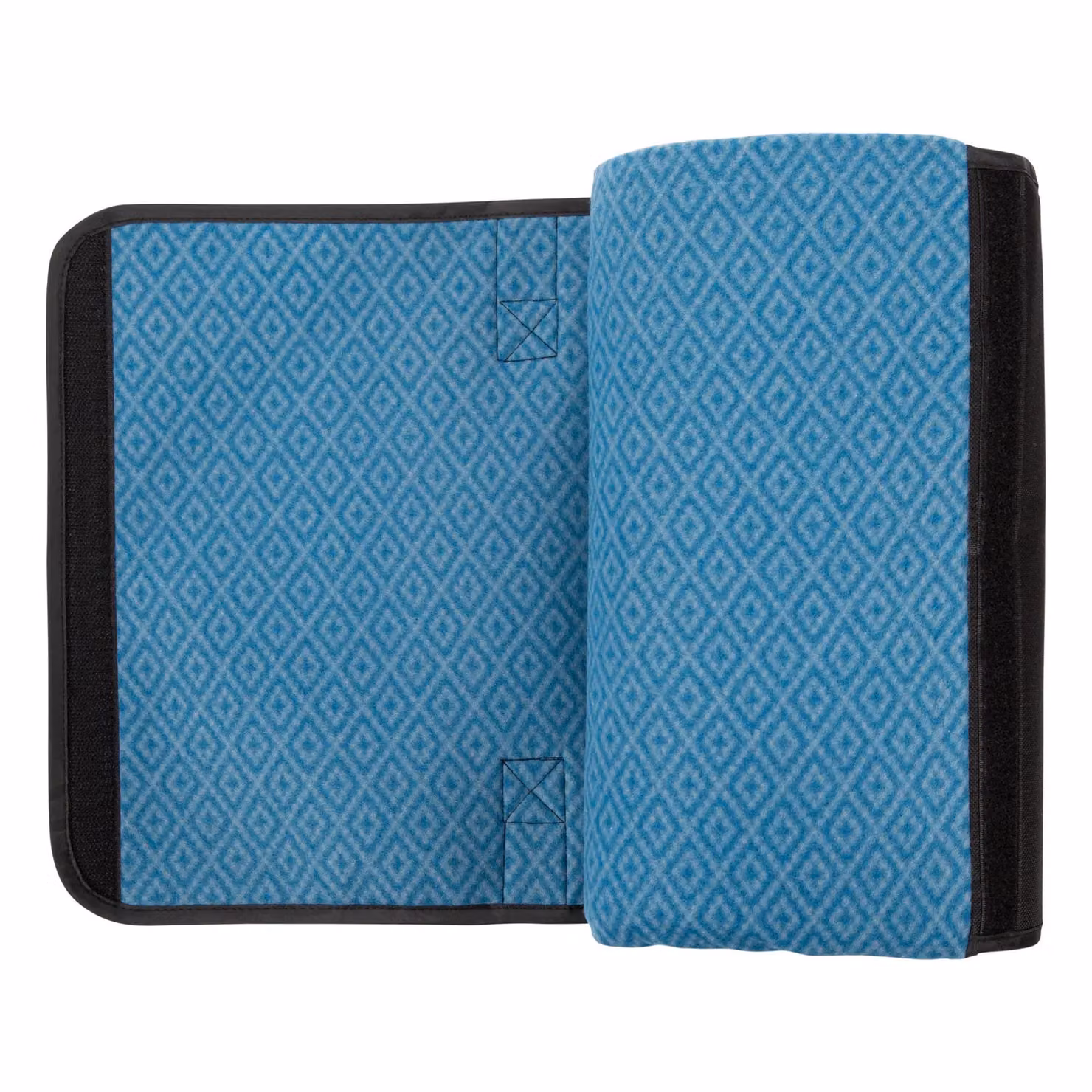 Trespass Checked Foldable Waterproof Blanket in Blue, W/D/H: 135 x 120 x 1 cm – 2