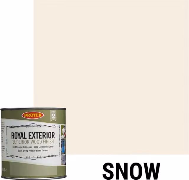 BillyOh White Weatherproof and Fungicidal Wood Finish 1 l