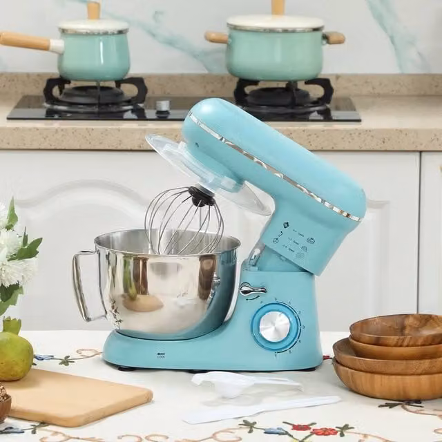 EONLION 4.5L Food Mixer with Dough Hook in Turquoise – 1