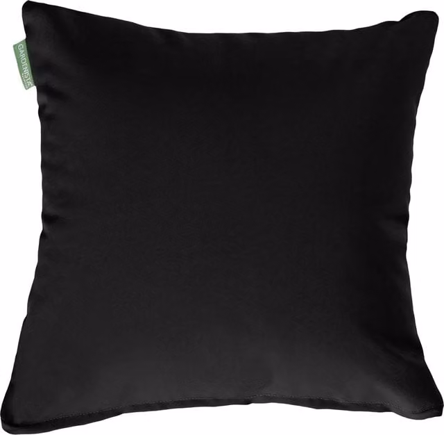 Gardenista Black Square Garden Scatter Cushion with Removable Stain Repellent Cover