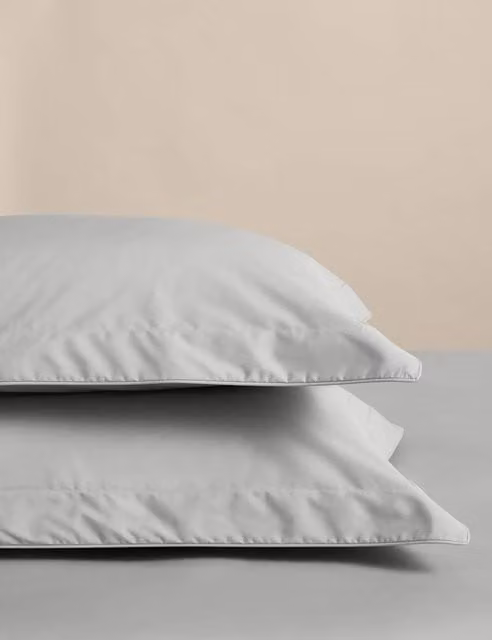 M&S 2 Pack Egyptian Cotton Oxford Pillowcases in Grey