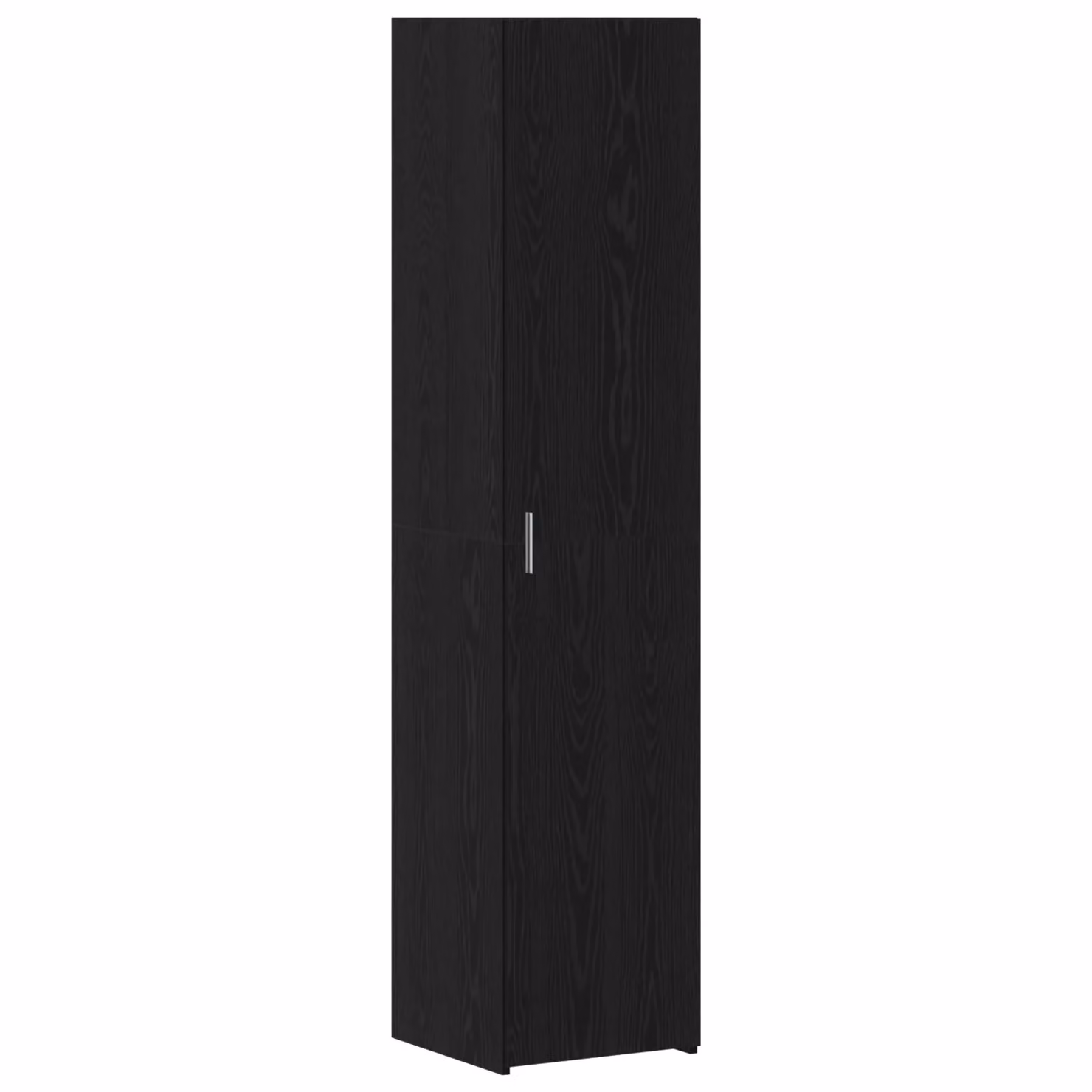 Berkfield Home Modern Black Oak Highboard with Hinged Doors and Internal Shelves, W/D/H: 40 x 42.5 x 185 cm – 2