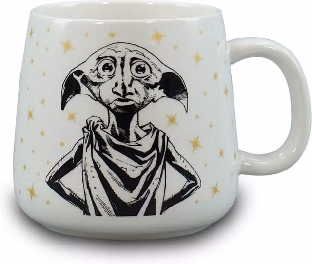 Harry Potter Dobby Oval Ceramic Mug, White, 370ml – 1