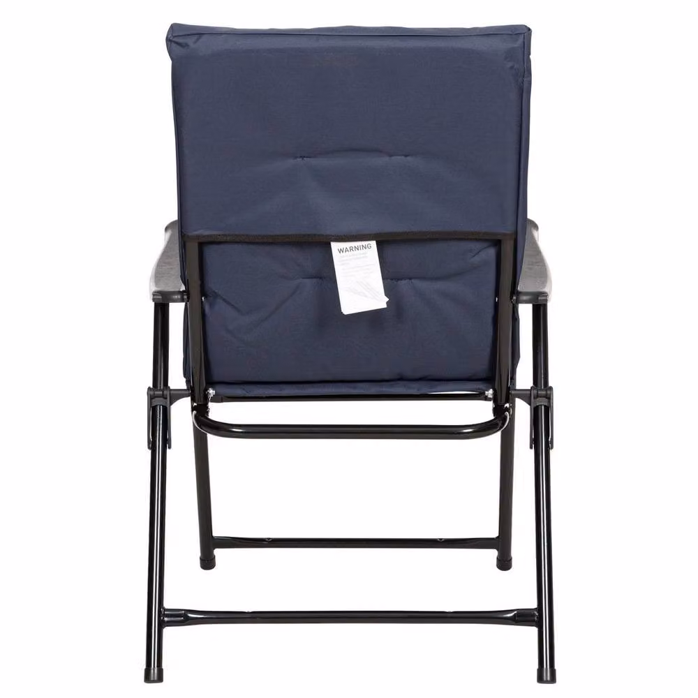 Trespass Paddy Folding Padded Deck Chair in Blue – 2