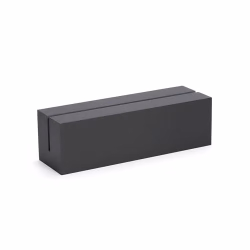 Argon Tableware Natural Slate Sign Holder in Grey or Black, 9 cm – 1