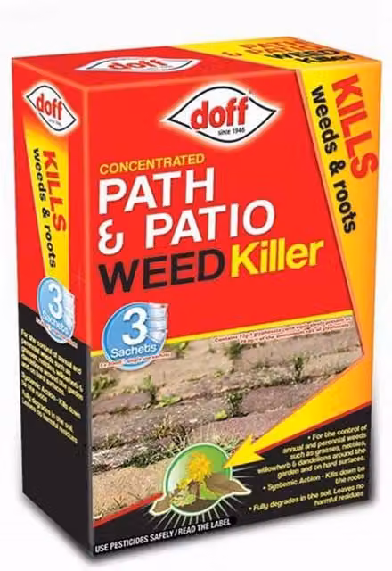 Doff Path and Patio Weedkiller Concentrated Sachet, 80ml, Red