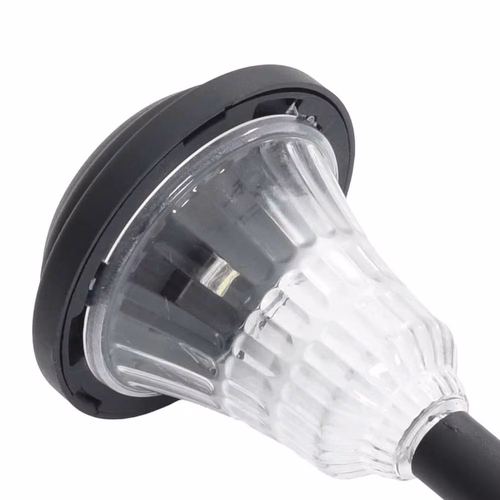 Berkfield Home Solar LED Pathway Lights with Ground Spikes, 12 Pack, Black – 3