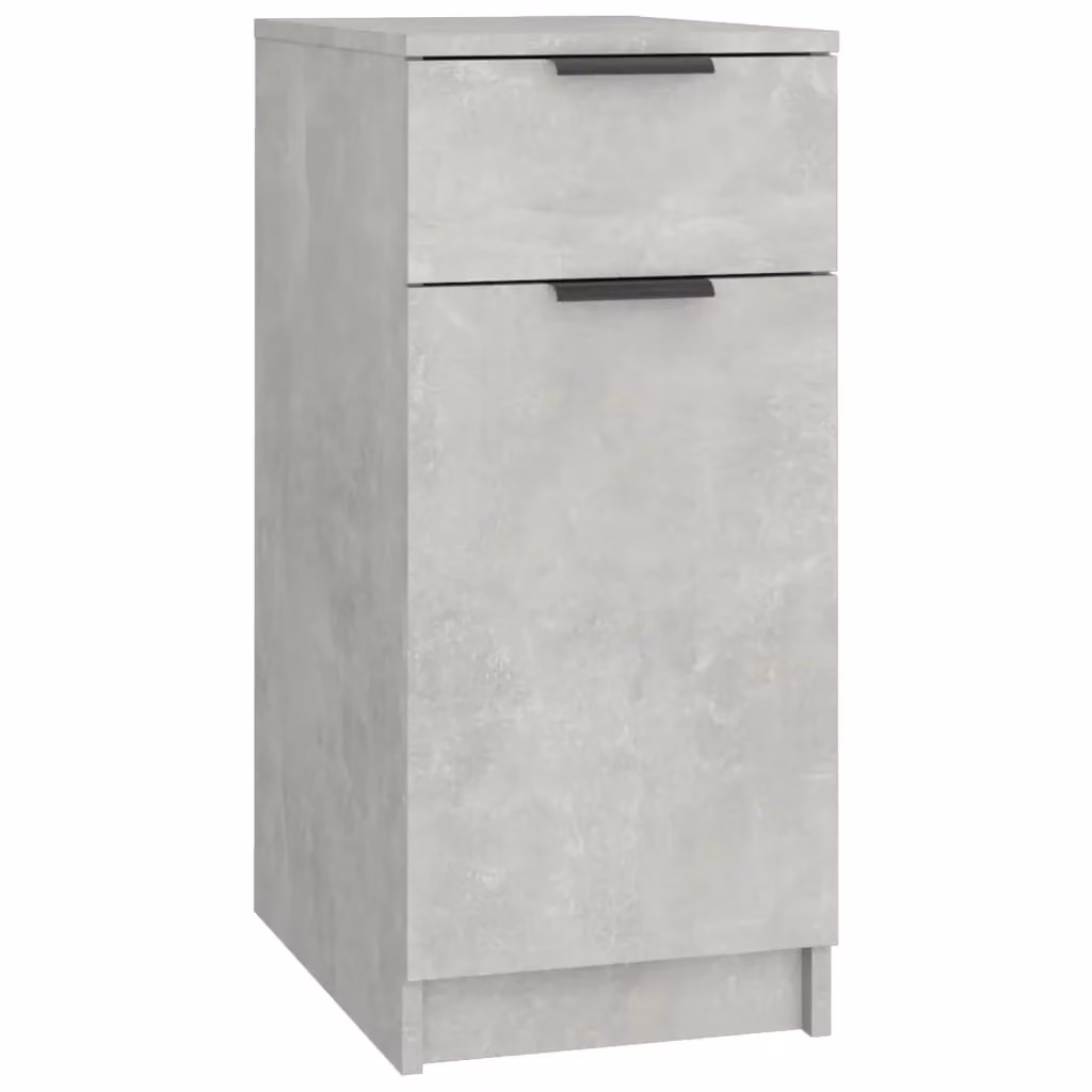 Berkfield Home Minimalist Desk Cabinet in Concrete Grey, W/D/H: 33.5 x 50 x 75 cm – 2
