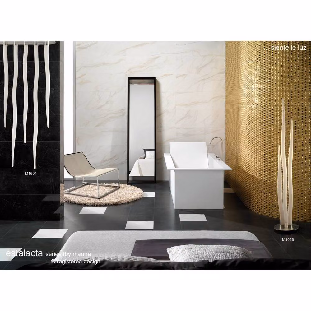 Netlighting Estalacta Modern Dimmable Floor Lamp in Silver and Opal White – 4