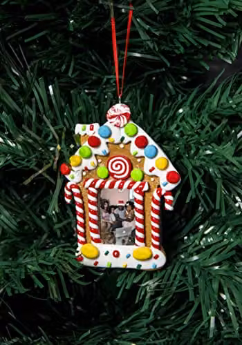 Shatchi 12-Piece Multicolour Christmas Tree Hanging Photo Frame Ornaments – 2