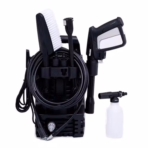 Webb 105 Bar Mains Pressure Washer and Accessories Kit in Green – 2