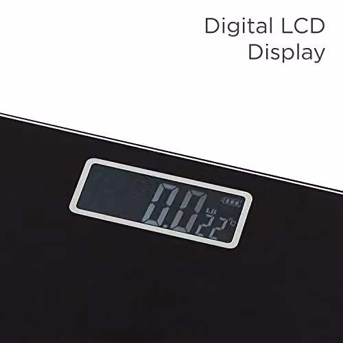 BLACK+DECKER BXBS0002GB Digital Bathroom Scale with High Precision Sensor System and LCD Display, Black – 4