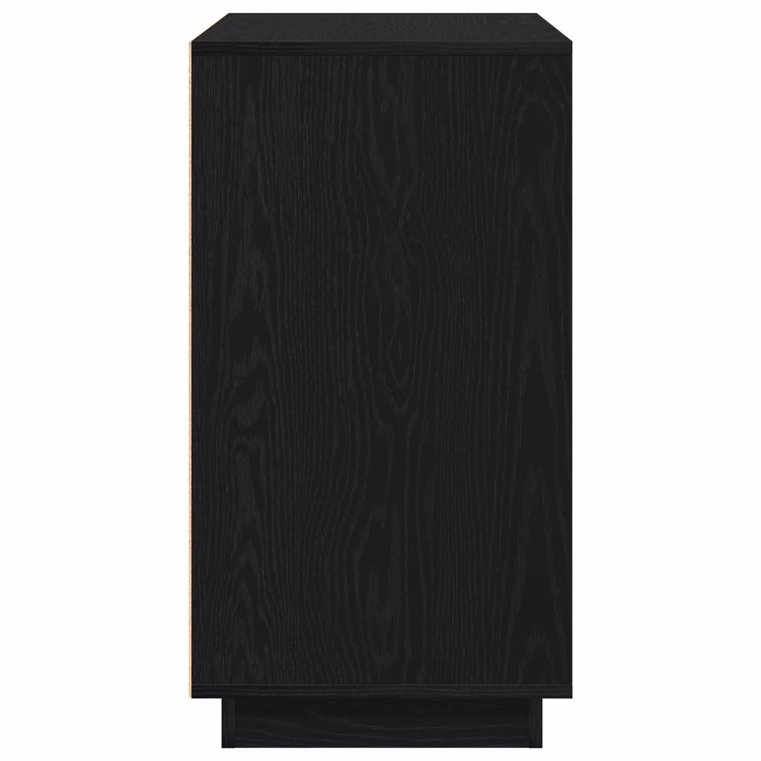 Berkfield Home Modern Black Oak Sideboard, W/D/H: 80 x 34 x 75 cm – 3