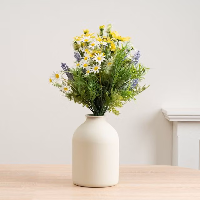 Scottish Everlastings Ltd Mixed Floral Bouquet in Yellow, 52 cm